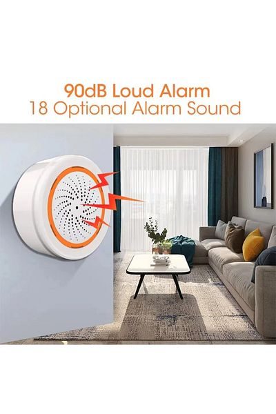Choice white Smart Siren Alarm For Home Security