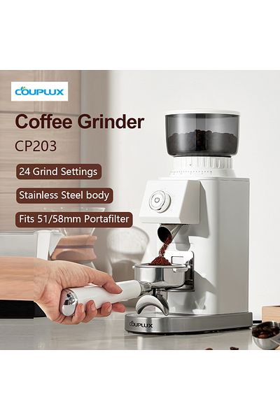 Choice1 Petrus Coffee Grinder With Portafilter Hoder With 24 Precise Grind Settings Espresso Drip Percola...