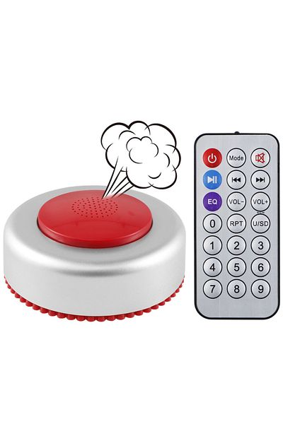 Choice silver Fart Machine with Remote Fart Noise Maker Machine with 50 Different Realistic Sounds Portable