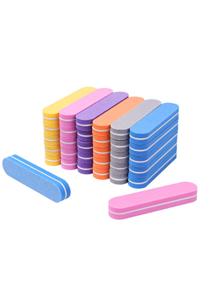 Choice مجموعة متنوعة من 50 قطعة من مبردات الأظافر الصغيرة متعددة الألوان، إسف...