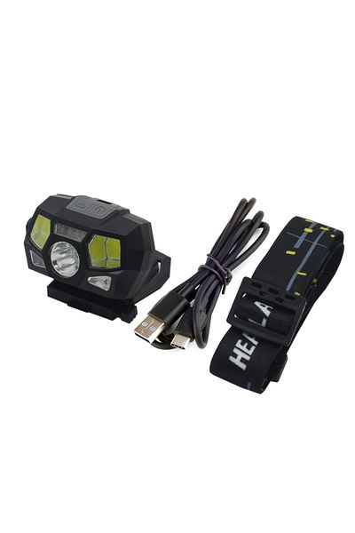 BOOIU black BOOIU Tactical FAST MICH Helmet Light NVG Mounted Signal Lamp Sensor Headlamp USB Charging Wat