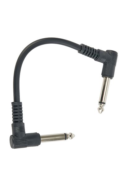 Choice 1PC 15cm 6.35mm Guitar Effects Pedal Cable Connector 1/4in Plug Wire Right Angle