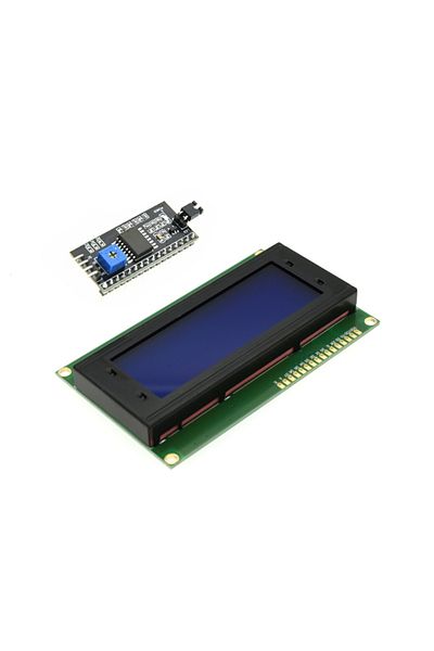 Choice 2004A Blue IIC Blue / Yellow Green Screen 1602A / 2004A / 12864B LCD 5V LCD Display Module With Back