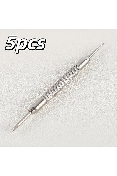 Choice 5pcs Watch Repair Tool Alloy Split Double Head Fork Metal Ear Batch Disassembly Assembly Strap Repla