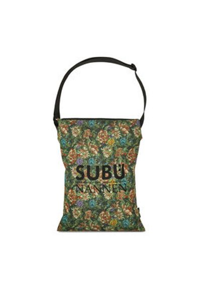 SUBU Papuci unisex SUBU NANNEN FLINE DAY BOTANICAL verde