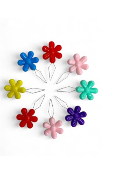 Set Dikiş Makineleri İplik Geçirme Aparatı Papatya Desenli (8 ADET)