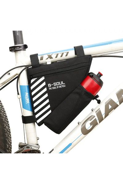 Choice black Bike Triangle Bag Waterproof Bicycle Front Frame Bottle Bag Cycling Top Tube Tool Kit Bag