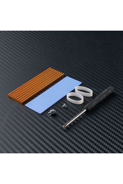 Choice M.2 SSD Cooler Gold M.2 NVME NGFF 2280 Solid State Hard Disk Radiator Aluminum M.2 SSD Heatsink M.2