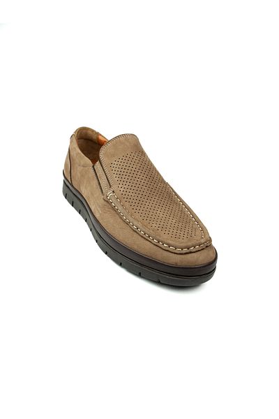 JAMES FRANCO 1922 Mink Nubuck Leather Men's Casual Shoes