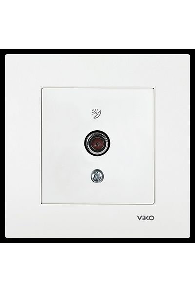VİKO Viko Karre White Transitional Satellite Tv Socket Vi̇k 9096 7038