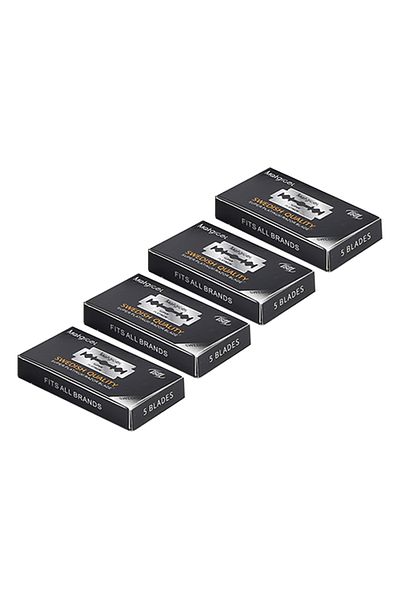 Choice 20 Pcs Blades 20 Pcs Double Edge Blade Stainless Steel Ultra-sharp Safety Razor Blades To Shave Blad
