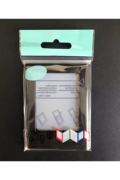 Choice black 3-inch minimalist Polaroid photo frame with magnetic transparent...