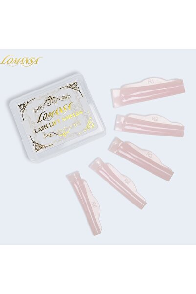 Choice مجموعة لومانسا هارد بينك، 5 أزواج من وسادات تجعيد الرموش السيليكونية ع...