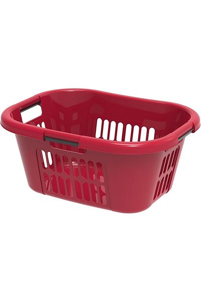 COOYA 40L Oval Laundry Basket, Grey