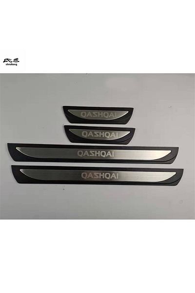 Choice 4Pcs/Lot ABS Stainless Steel For 2016-2021 Nissan Qashqai J11 Auto Door Sill Pedal Scuff Plate De...