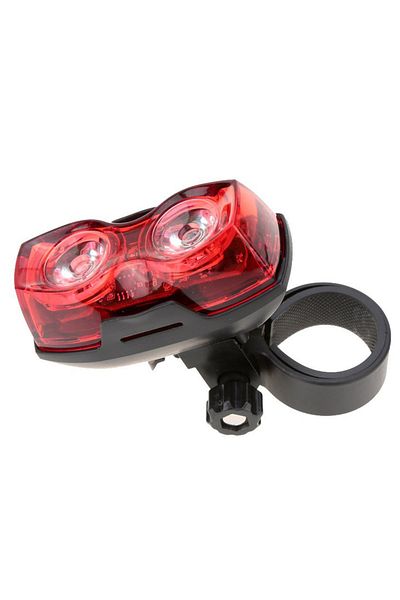 Choice Horizontal 1pc Bicycle Rear Light AAA Batteries High Visibility Red Light Tail Light Horizontal Or V