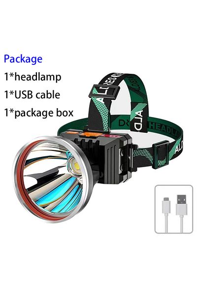 KENSUN He00320 Powerful Led Headlamp Usb Rechargeable Super Bright Long Range Headlight Wave Sensor Head Fl
