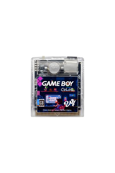 Choice بطاقة فلاش شفافة لخرطوشة ألعاب Game Boy Color 2000 في 1 لوحدة تحكم الألعاب GBC GBP GBA SP OS V4
