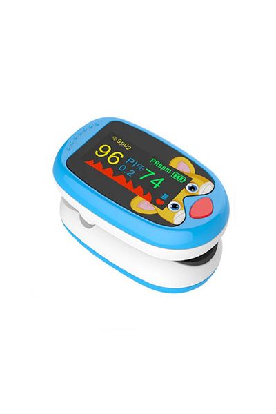 SPEAE Blue USB Pediatric Oximeter Finger Blood Oxygen Monitor for Children Pulse Oximeter OLED Digital Oxi