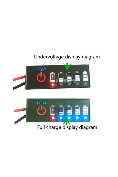 Choice 7s Lithium 29.4v 1s 2s 3s 4s 5s 6s 7s 3.7v-29.4v 18650 Li-ion Lipo Lithium 12v Battery Level Indicat