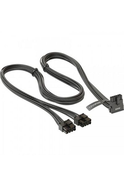 Seasonic Cablu Seasonic 2x 8-Pin PCIe - 1x 16-Pin PCIe 5.0 12VHPWR 90