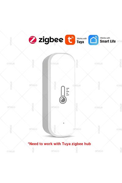 Choice Tuya Zigbee Mini Temperature And Humidity Sensor Smart Life APP Remote Monitor For Smart Home Wor...