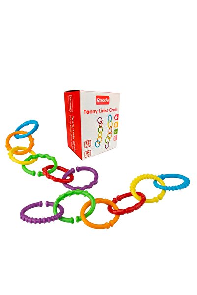 Tanny Links Zincir Dişlik | 12’li | 3 Ay+ | BPA–Ftalat İçermez