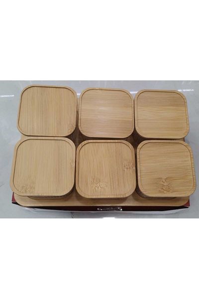 Balsa Grup 13 Piece Balsa Mrk Model Borosilicate Glass Breakfast Set with Bamboo Tray