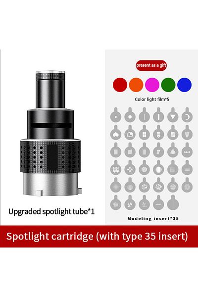 Choice M06pro Optical Bowens Holder Projector Accessory Spotlight Cone Optical Photography Kit with Color F