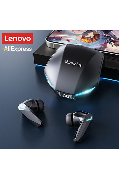 Choice XT53 Black Lenovo XT53 Wireless Upgrade Bluetooth 5.4 Earphones Ultra Long Endurance Low Latency Gam
