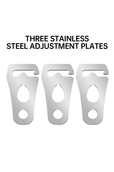 Choice 3 Packs 304 Stainless Steel Wind Buckle,tent Adjuster, Wind Buckle Camping Rope Buckle,tent Fastenin