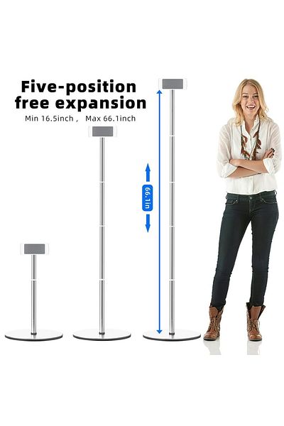 Oatsbasf White Oatsbasf Tablet Stand Height Adjustable Tablet Floor Holder for iPad/for iPad Pro/for iPhone/f
