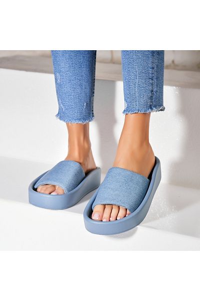 Joana Papuci/Slapi Albastri din Textil Keyana