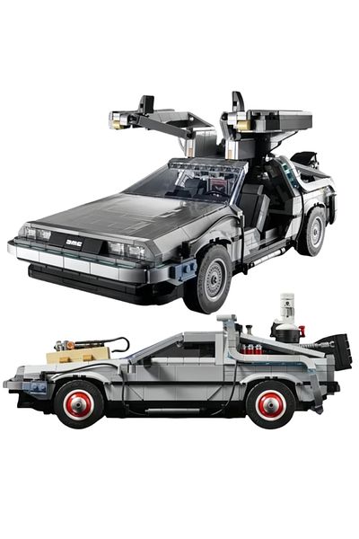 Choice No Original Box NEW Back to the Future Time Machine Compatible 10300 Building Blocks Technical Car B