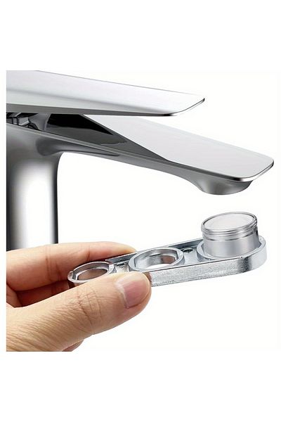 Choice 60GB 2 In 1 Faucet Aerator Wrench Water Flows Adjusting Faucet Bubbler Wrench Plumber Home Bathrooms