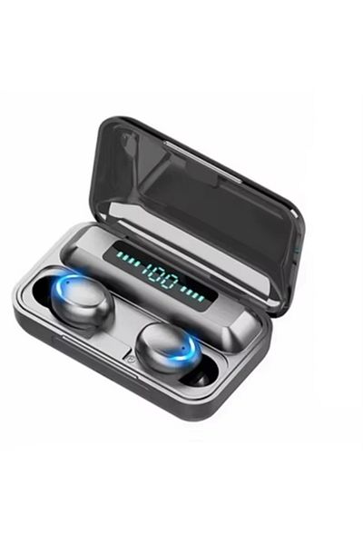 Choice black F9 Wireless Earphones Bluetooth Stereo Headphones Sport Waterproof Noise Reduction Wireless Ea