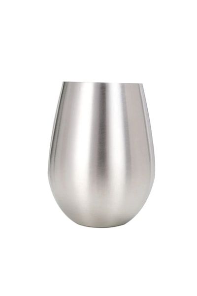Choice 401-500ml Silver 500ml Stainless Steel Beer Cup Whiskey Wine Glasses Tumbler Cocktail Juice Milk Cup
