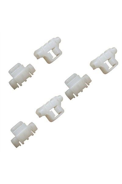 Choice 60pcs 30/60pcs Door Panel Moulding Trim Clip Clamp Fairing White Fit For Mercedes Benz W124 S124 W20