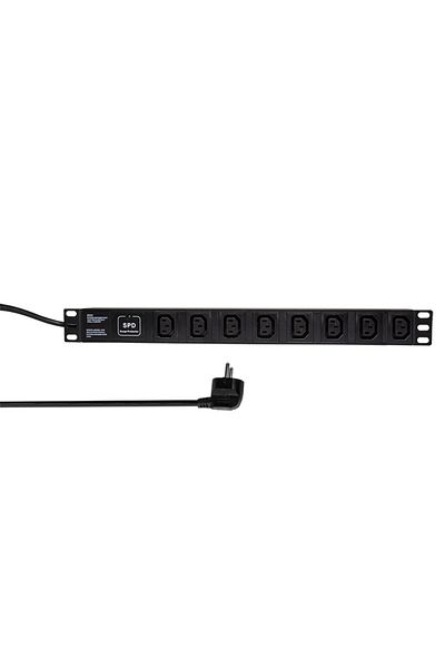 LogiLink PDU Logilink 1U pentru rack 19 inch PDU8A01, 8 premii IEC, intrare Schuko, max 16 A