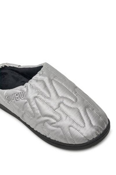 SUBU Papuci unisex SUBU OUTLINE SILVER de culoare argintie