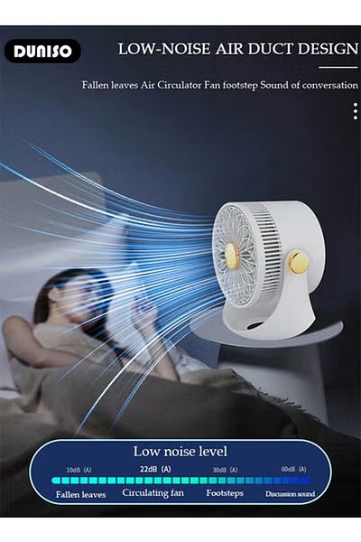 Generic Air Circulation Fan Small Silent Turbine Powerful Table Fan Control 3 Speed Cooling Fan Floor Fan