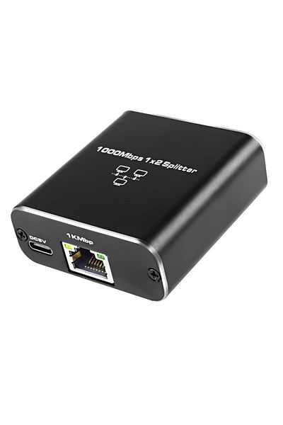 Choice 1 في 2 خارج 1 قطعة موزع RJ45 1 في 2/3/4 خارج شبكة 1000 ميجابت في الثانية محول RJ45 جيجابت محول داخلي