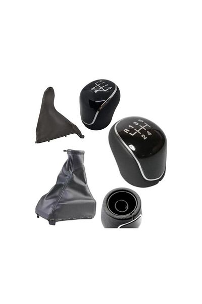 ZETOTO Astra F Gear Shift Gaiter Hand Brake Gaiter Leather Gear Shift Knob Set of Three