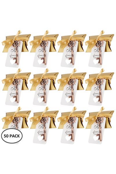 Choice 50pcs 50pcs Vintage Key Bottle Opener Beer Opener Keychain With Tag Skeleton Key Bottle Opener For W