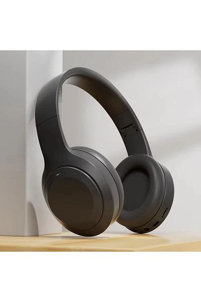 Choice Black M5 Wireless Headset Bluetooth5.3 HiFi Stereo Earphones Noise Cancelling Gaming Headband Foldab