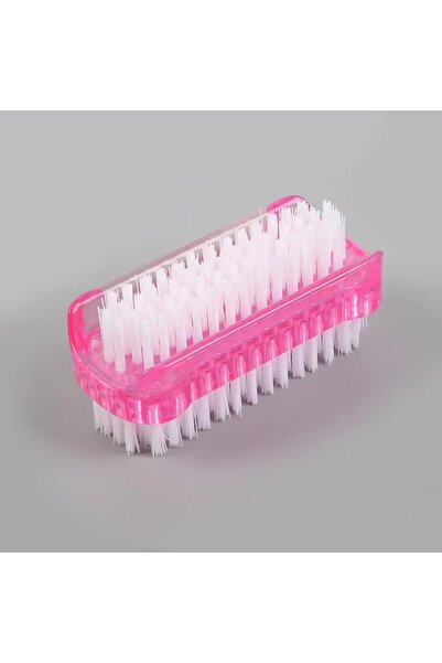 Choice1 فرشاة تنظيف أظافر وردية مزدوجة الجوانب، أداة مانيكير وباديكير للأظافر