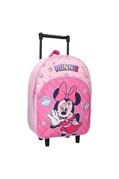 Minnie Mouse Multicolored trolley, with one compartment, 33x25x12 cm, adjustable straps, Glam It Up, Minnie Mouse