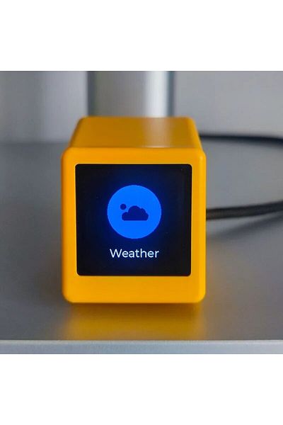 Choice Pro-yellow Bitcoin Price Display Ticker With Smart Weather Clock, Support Cryptocurrency And Stock A