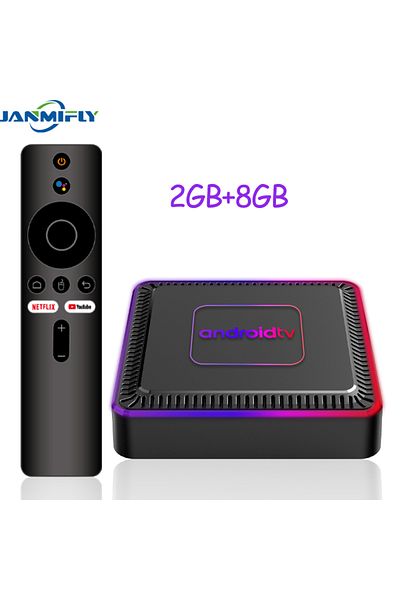 Choice Eu Plug 2gb 8gb Q7 Android Tv Box Wifi 6 Voice Remote 4k Ultra Hd Player Dual-band Home Smart Elect