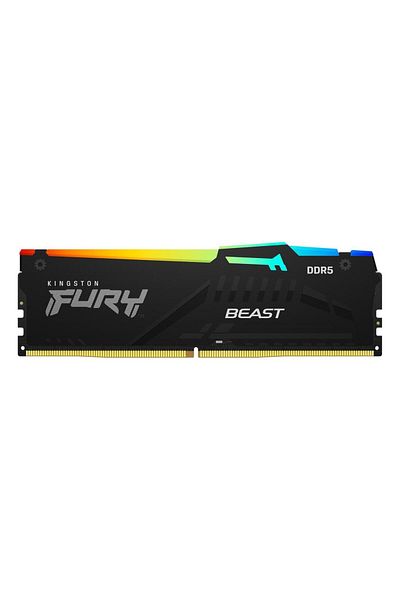 Kingston Memorie RAM, Kingston, FURY Beast RGB, DDR5, 16 GB, 6000 MHz, PC5-48000, CL30